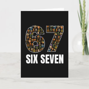 67 Six Seven Italian Brainrot Gen Alpha Slang Meme Card