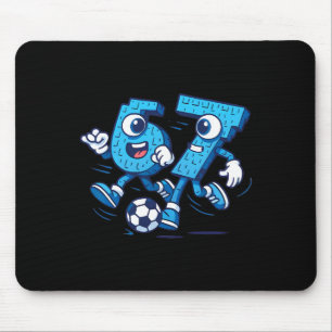67 Six Seven Italian Brainrot Kids Soccer 67 Meme Mouse Pad