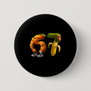 67 Six Seven Italian Brainrot Meme Couple Matching 6 Cm Round Badge