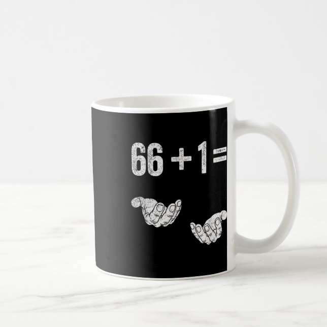 67 Six Seven Math Mathematics Brainrot Equation Bi Coffee Mug (Right)
