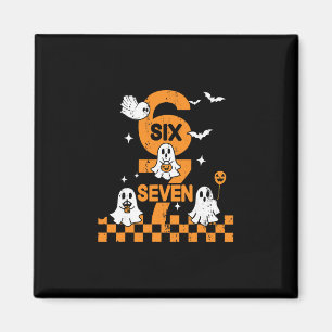 67 Six Seven Meme 6 7 Couple Matching Halloween Co Magnet