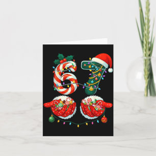 67 Six Seven Meme Christmas 6 7 Xmas Men Women Kid Card