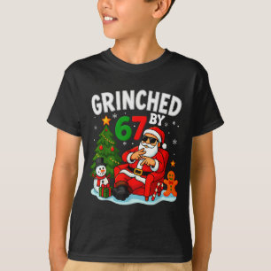 67 Six Seven Meme Christmas Ed By 6-7 Gen Alpha Sl T-Shirt