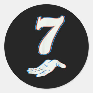 67 Six Seven Meme Couple Matching Halloween Costum Classic Round Sticker