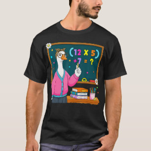 67 Six Seven Meme Goose Math 67 Days Of School Tea T-Shirt