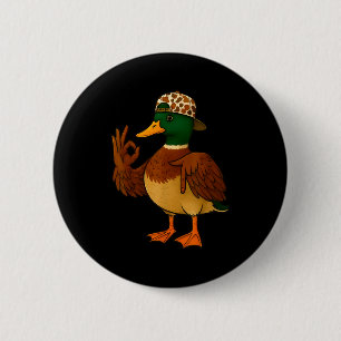 67 Six Seven Meme Mallard Duck Hunting Season Boy 6 Cm Round Badge