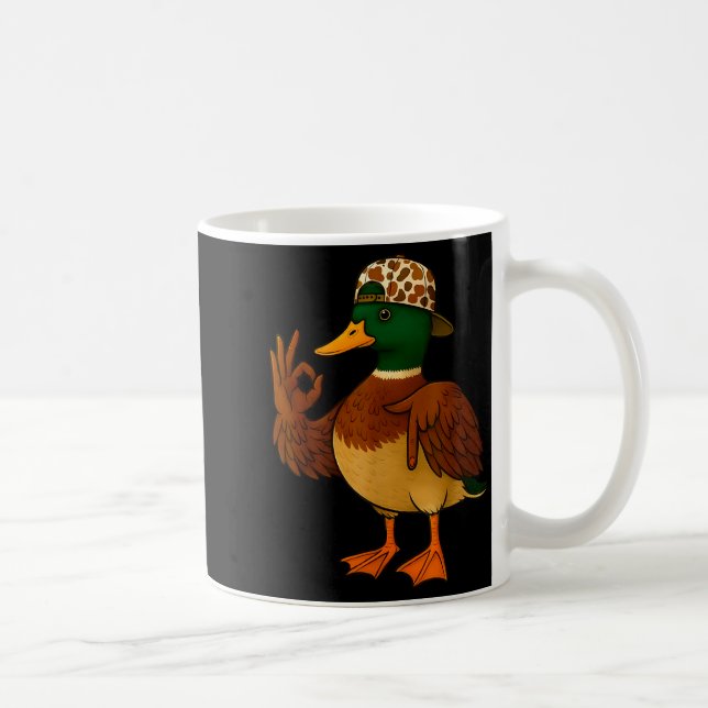 67 Six Seven Meme Mallard Duck Hunting Season Boy  Coffee Mug (Right)