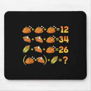 67 Six Seven Meme Math Thanksgiving Equation Logic Mouse Pad
