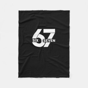67 Six Seven Meme Pullover Hoodie Fleece Blanket