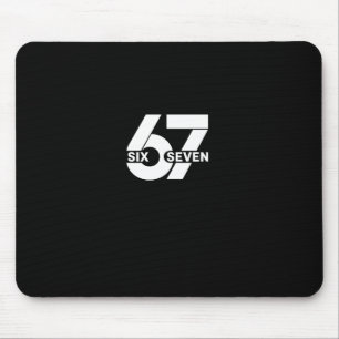 67 Six Seven Meme Pullover Hoodie  Mouse Pad