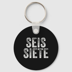 67 Six Seven Seis Siete Spanish Brainrot Christmas Key Ring