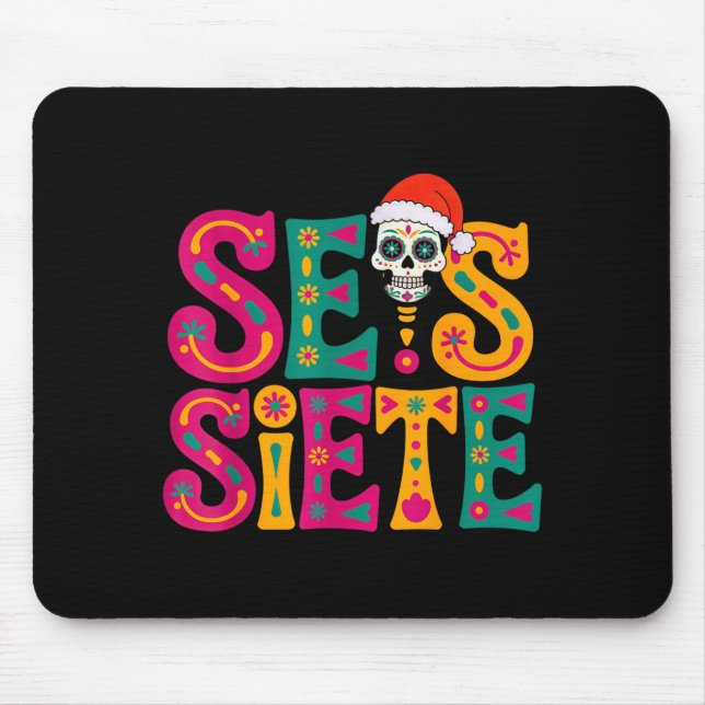 67 Six Seven Spanieacher Bilingual Seis Siete Chri Mouse Pad (Front)