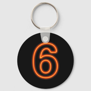 67 Sixty Seven Halloween Costume Colorful Funny 6 Key Ring