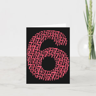 67 Sixty Seven Halloween Costume Design Funny 6 7 Card