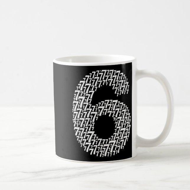 67 Sixty Seven Halloween Costume Design Funny 6 7  Coffee Mug (Right)