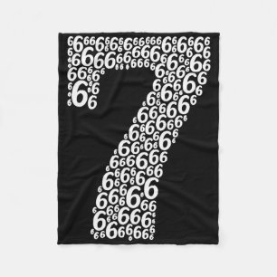 67 Sixty Seven Halloween Costume Design Funny 6 7 Fleece Blanket