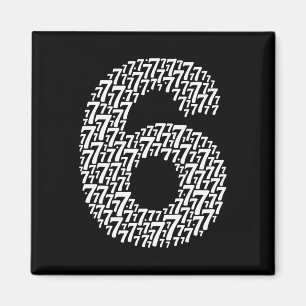 67 Sixty Seven Halloween Costume Design Funny 6 7 Magnet