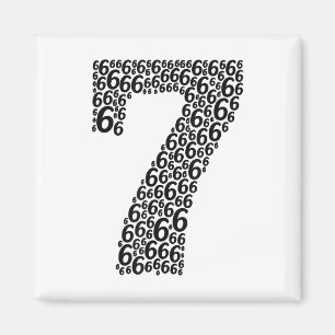 67 Sixty Seven Halloween Costume Design Funny 6 7 Magnet