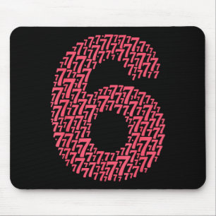 67 Sixty Seven Halloween Costume Design Funny 6 7 Mouse Pad