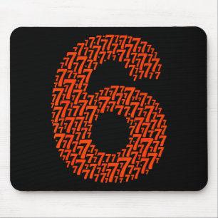 67 Sixty Seven Halloween Costume Design Funny 6 7 Mouse Pad