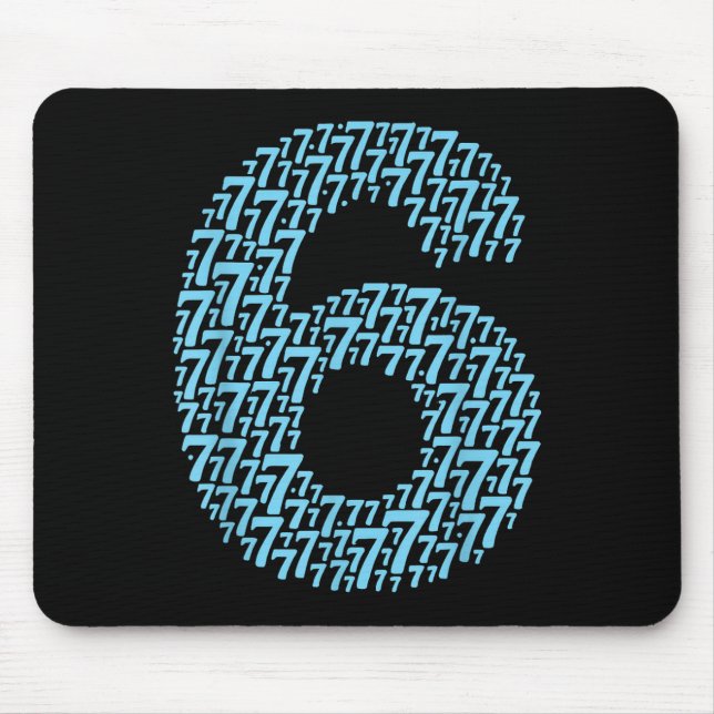 67 Sixty Seven Halloween Costume Design Funny 6 7  Mouse Pad (Front)