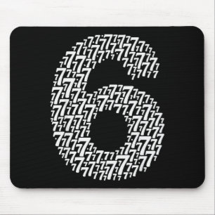 67 Sixty Seven Halloween Costume Design Funny 6 7 Mouse Pad