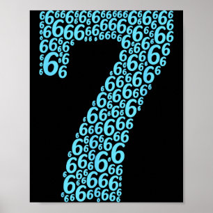 67 Sixty Seven Halloween Costume Design Funny 6 7  Poster