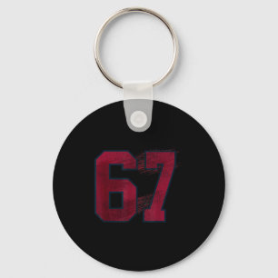 67 Sixty Seven Halloween Costume Flying Bats Funny Key Ring