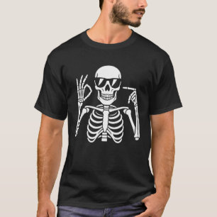 67 Skeleton Funny Six Seven Gen Alpha Halloween Me T-Shirt