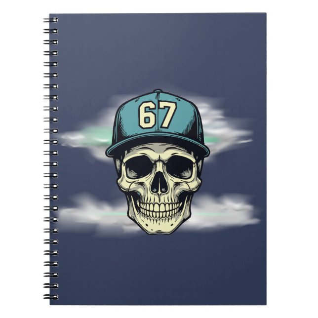 67 Skull Notebook (Front)