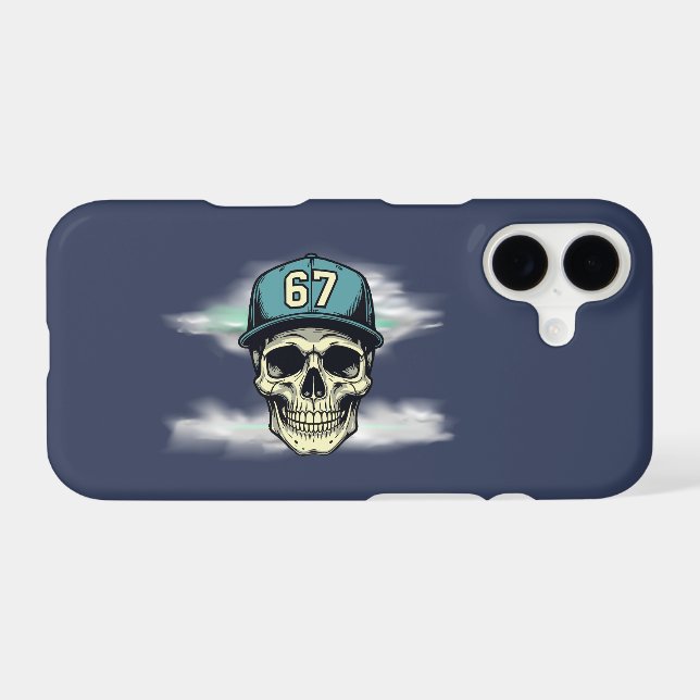 67 Skull Samsung Galaxy S21+ Case (Back Horizontal)