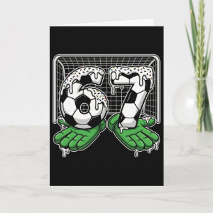 67 Soccer Ball Goalie Net And Gloves For Players _ Card