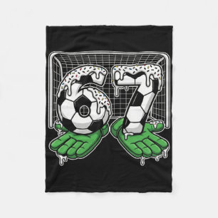 67 Soccer Ball Goalie Net And Gloves For Players _ Fleece Blanket