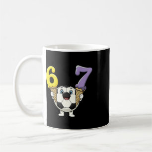 67 Soccer Ball Six Seven Ice Cream Drip Funny Coffee Mug
