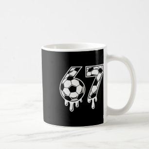 67 Soccer Ice Cream Drip Gen Alpha Six Seven Meme Coffee Mug