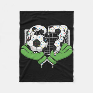 67 Soccer Ll Goalie Net And Gloves For Players Fleece Blanket