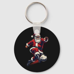 67 Soccer Santa Six Seven Meme Christmas Sport Men Key Ring