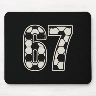 67 Soccer Six Seven 6 7 Meme 67 _3  Mouse Pad