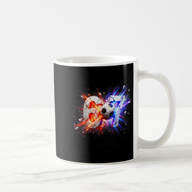 67 Soccer Six Seven 6 7 Meme 67  Coffee Mug (Right)
