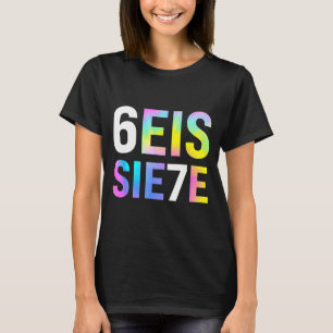 67 Spanish Meme Seis Siete Six Seven Funny Spaniea T-Shirt