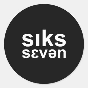 67 Speech Therapy Meme Ipa Funny Six Seven Slp Classic Round Sticker