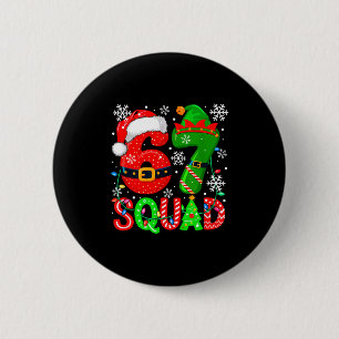 67 Squad Christmas Santa Elf Colorful Costume Kids 6 Cm Round Badge