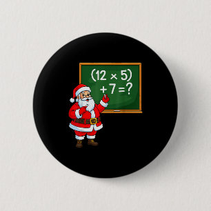 67 Teacher Christmas Santa Six Seven Meme Brainrot 6 Cm Round Badge
