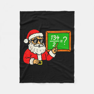 67 Teacher Christmas Santa Six Seven Meme Brainrot Fleece Blanket