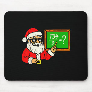 67 Teacher Christmas Santa Six Seven Meme Brainrot Mouse Pad