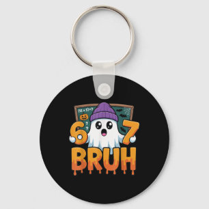67 Teacher Ghost Six Seven Meme Math Equation Bruh Key Ring