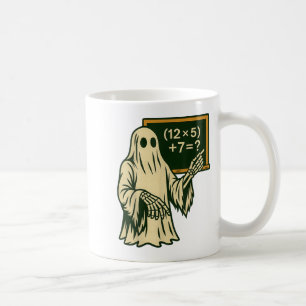 67 Teacher Halloween Ghost Six Seven Meme Brainrot Coffee Mug