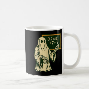 67 Teacher Halloween Ghost Six Seven Meme Brainrot Coffee Mug