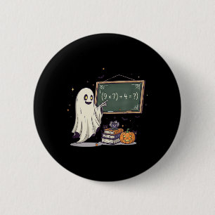 67 Teacher Halloween Ghost Six Seven Meme Math Jok 6 Cm Round Badge