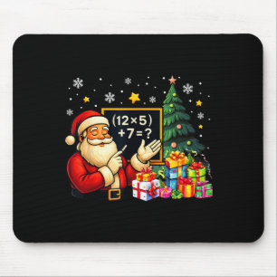 67 Teacher Santa Christmas Six Seven Meme Brainrot Mouse Pad